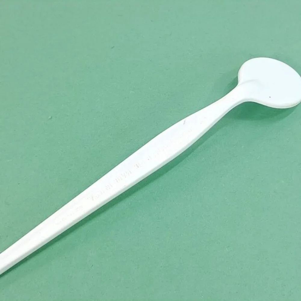 VINTAGE BUTLER PLAKFINDER DENTAL MIRROR TOOL plaque finder white MADE IN THE USA